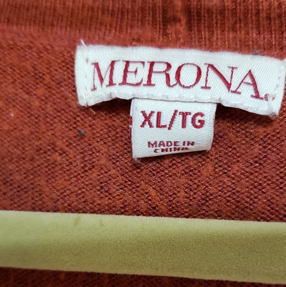 Dark Peach colored Cardigan - Picture 3 of 4